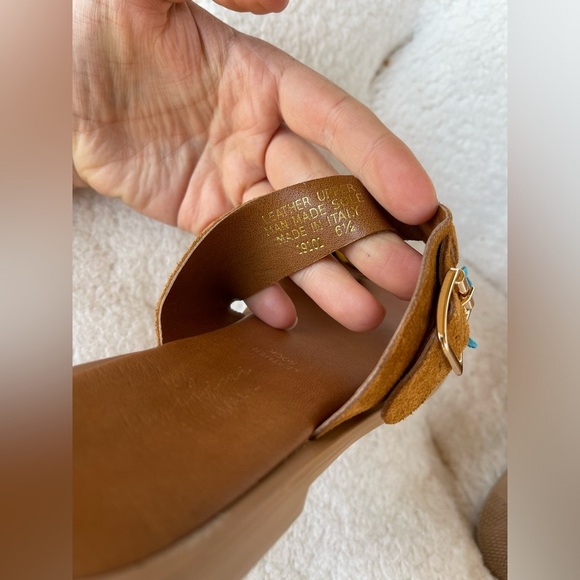 Stylish Floral Leather Sock Sandals in Brown and Multicolor by Avellino Women's - Picture 12 of 12